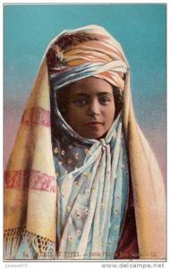 POST CARD CPA N°84 - BOU SAADA Algérie - 1909  SCENES ET TYPES - Petite Fille de Bou Saada