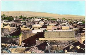 CPSM  -   ALGERIE  -  BOU - SAADA  -  Sur la piste de Biskra  - Panorama de  Sidi - Okba  (Tolga)