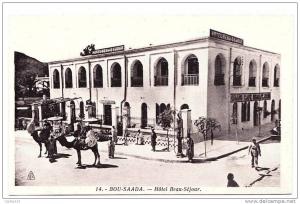 0 - B20383CPA - BOU SAADA - ALGERIE - Hotel Beau sejour - Parfait état - AFRIQUE