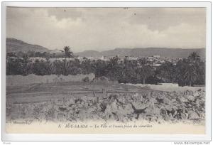 Bou Saada - La Ville Et l'masis Prises Du Cimetiere