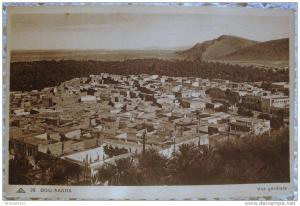 CPA ALGERIE 26. BOU SAADA VUE GENERALE