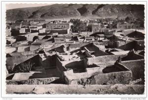 Cpsm photo Algérie - Bou-Saada  cité du bonheur  - La ville