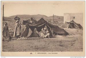 BOU-SAADA- LES NOMADES EN TENTES AFRIQUE UNUSED