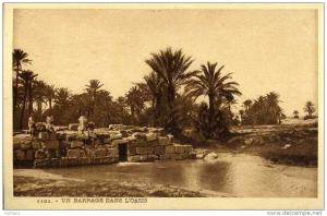 BOU SAADA OASIS ET BARRAGE ANNEES 20