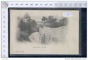 V08698 ALGERIA BOU SAADA UNE RUE COSTUMI FOLKLORISTICI FOLCLORISTICI