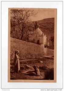 Algérie, Bou Saada - Marabout Dinat - Ed. Prouho - CPA scène de vie