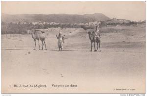 BOU-SAADA / VUE PRISE DES DUNES