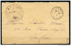 Algerie Lettre de Bou-Saada pour le havre du 5.12.1916