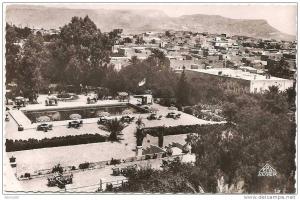 CPSM Algérie Bou Saada . La Piscine de L´Hôtel Transatlantique