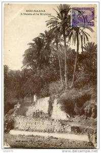 58034 - 69 cad LE PECHERIE  5 1922 s/CP de BOU SAADA pour la France  TTB