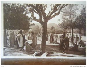 ALGERIE - BOU-SAADA - un coin du marché - CPA n°26