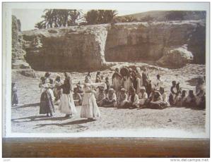 ALGERIE - BOU-SAADA - danses d´ouleds Naïls - CPA n°22