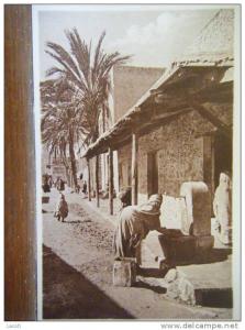 ALGERIE - BOU-SAADA - un petit coin de la rue COUMES