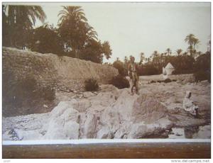 ALGERIE - BOU-SAADA - la fontaine MAHBOUL et le marabout DINEL