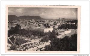 CPSM ALGERIE - BOU-SAADA -   L´Oasis du Bonheur   - Vue prise de l´Hôtel Transal - Très Jolie vue générale