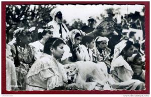 CPSM ALGERIE - Groupe de Femmes - Ouled Nails - BOU SAADA - ALGERIA - AFRICA - AFRIQUE