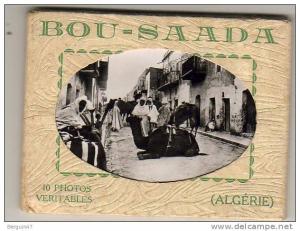 ALGERIE  BOU SAADA POCHETTE DE 10 MINI CARTES INCOMPLETE (reste 9 images )   ............   (Ref D433)