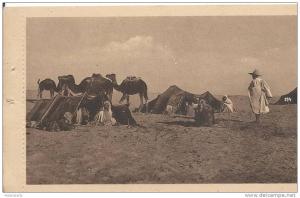 algerie bou-saada campement dans le desert