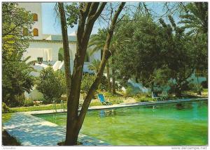 BOU SAADA   intérieur de l'hôtel   le Caïd