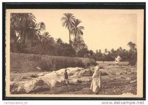 CPA Bou-Saada, L` Oued a la fontaine Maboul