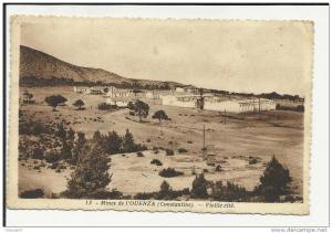 OUENZA (ALGERIE) - CARTE POSTALE - MINES - VIEILLE CITE - CONSTANTINE