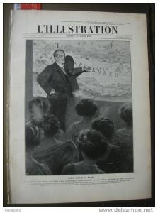 L’ILLUSTRATION 3446 SVEN HEDIN/ ARGENTINE/ OUENZA/ JAPON/ JERUSALEM/   13 MARS 1909 Page 169 Sven Hedin à Paris photo Pa