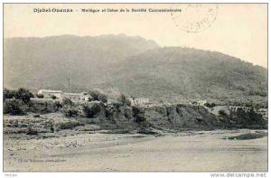 AFRIQUE. ALGERIE. DJEBEL OUENZA. Mellègue et Usine de La Société Concessionnaire.