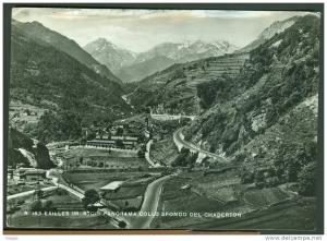 °°° 24378 - EXILLES - PANORAMA COLLO SFONDO DEL CHABERTON (TO) 1956 °°°