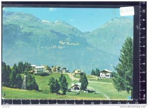 Z02856 CHIOMONTE PIAN DEL FRAIS SCORCIO PANORAMICO CON SFONDO DENTI D' AMBIN E IL COLLO CLAPIER