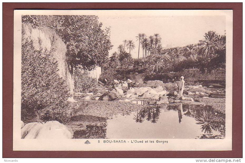15713 - BOU-SAADA - L'oued et les gorges
