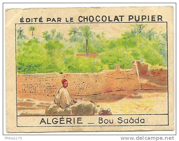 Chromo Chocolat Pupier Afrique Algérie Bou Saâda  /c3926