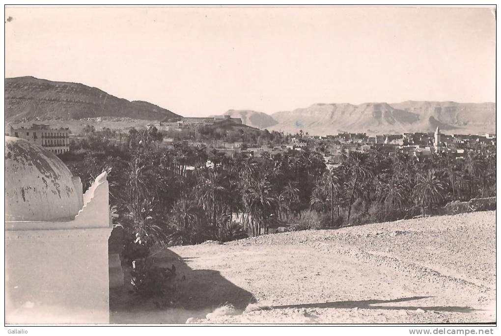 ALGERIE CARTE PHOTO DE BOU  SAADA  PANORAMA  PHOTO MAX