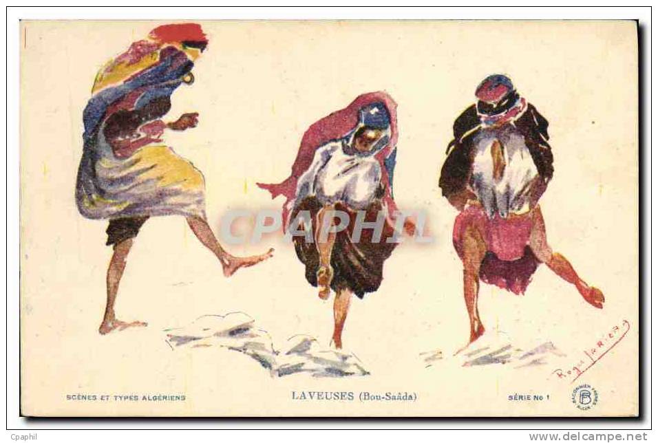 CPA Orientalisme Laveuses Bou Saada