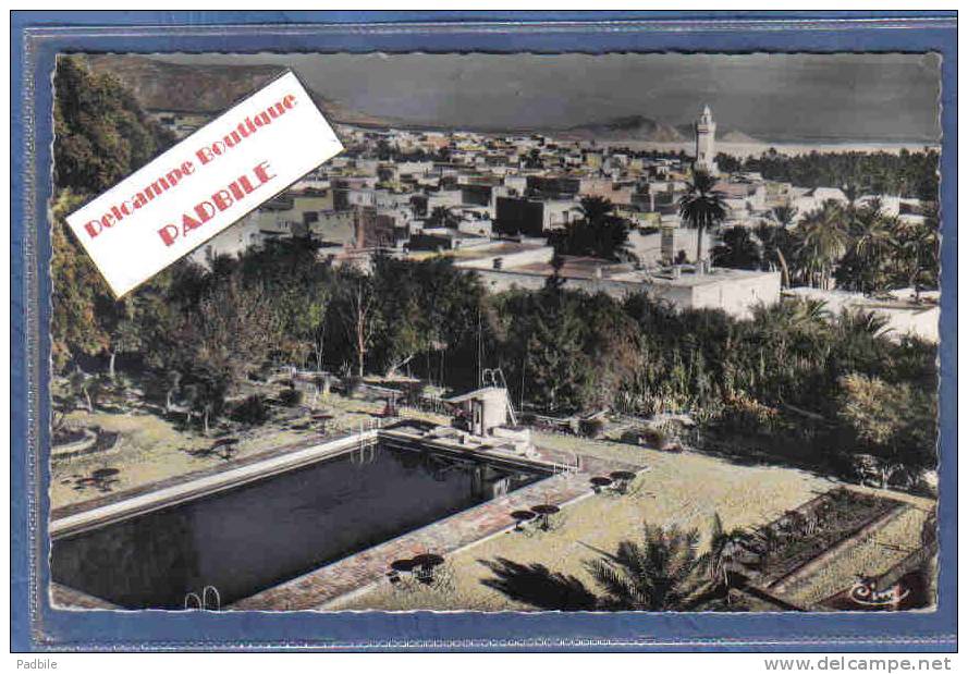 carte postale Algérie Bou-Saada  Hotel transat  la piscine trés beau plan