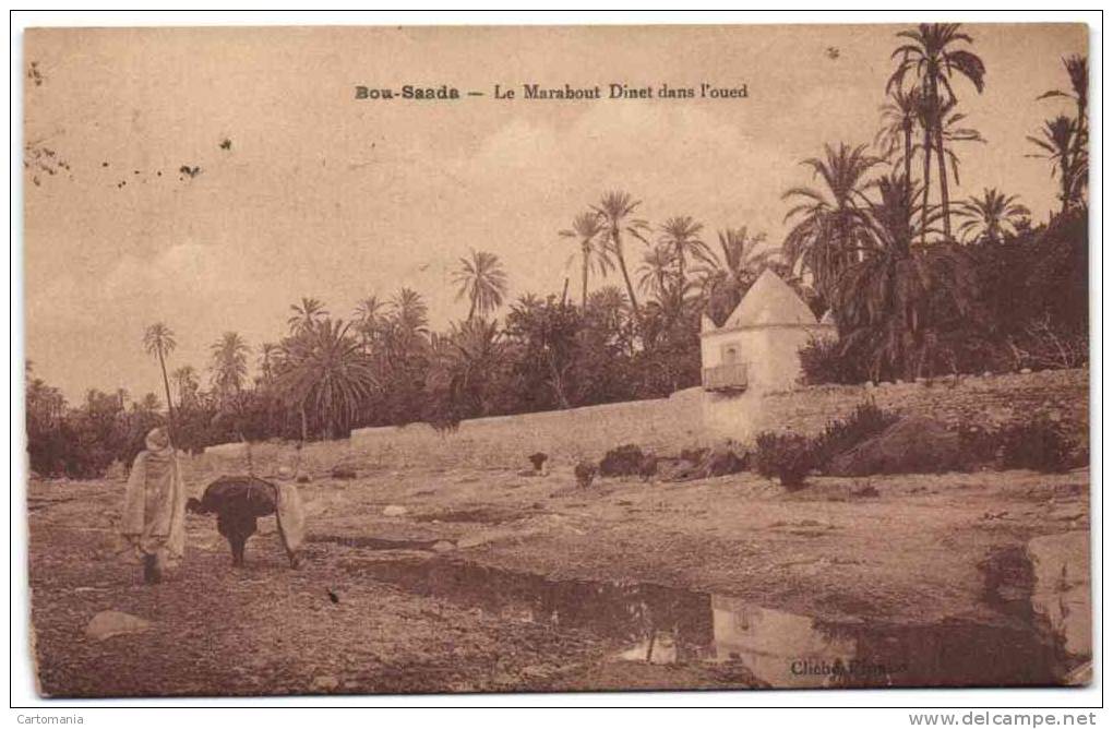 Bou-Saada - le Marabout Dinet dans l'oued