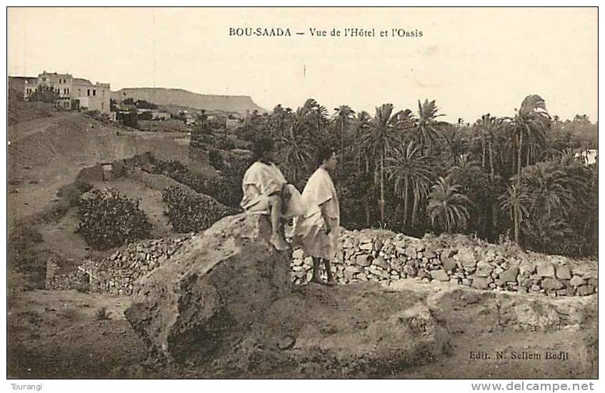 Fev13 174 Bou-Saada  -  Vue de l´Hôtel  -  Oasis