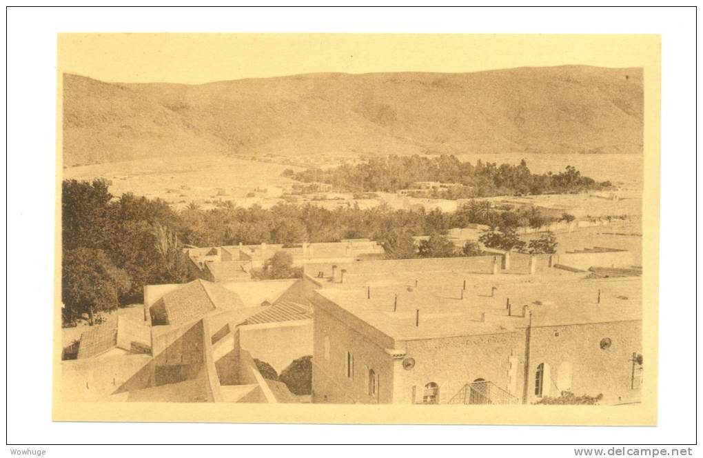 ALGERIA BOU SAADA 47839 POSTCARD VUE GENERALE PRISE FORT CAVAIGNAC ARCHITECTURE
