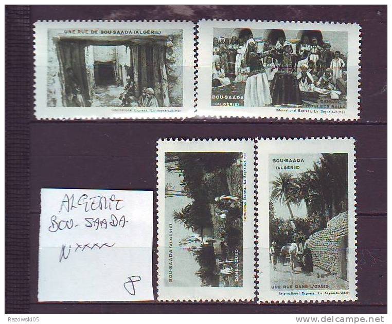 FRANCE. TIMBRE. VIGNETTE. ALGERIE. BOU SAADA. DANSES OULEDS  NAILS