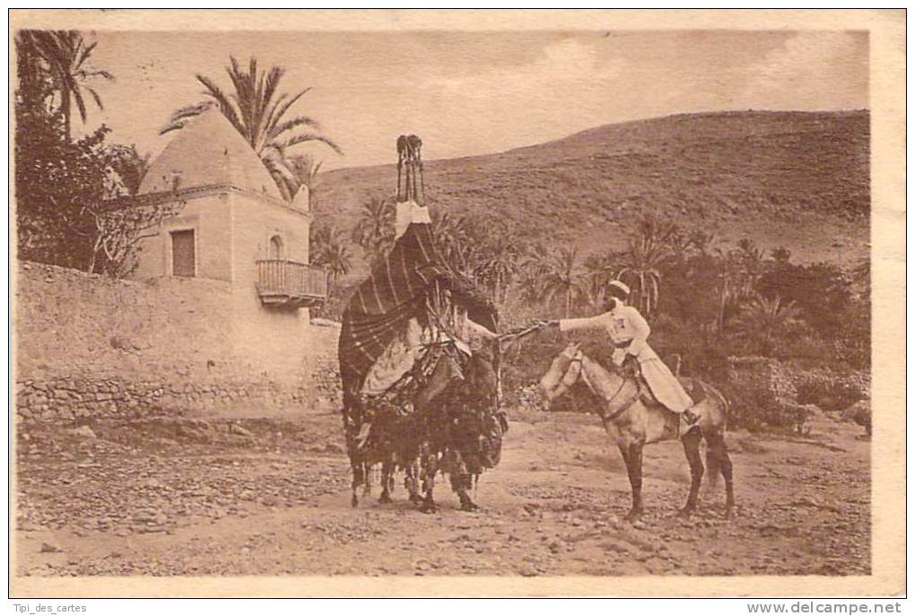 Galanteries arabes dans l'Oued à Bou-Saada