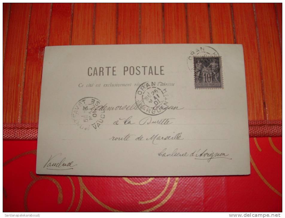 ALGÉRIE  Très très JOLIE JEUNE FILLE de Bou Saâda, 1901