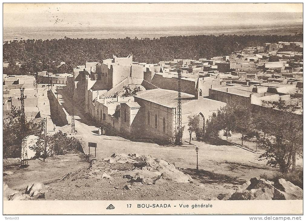 BOU SAADA  - ALGERIE -  Une vue générale de la ville  -  231212