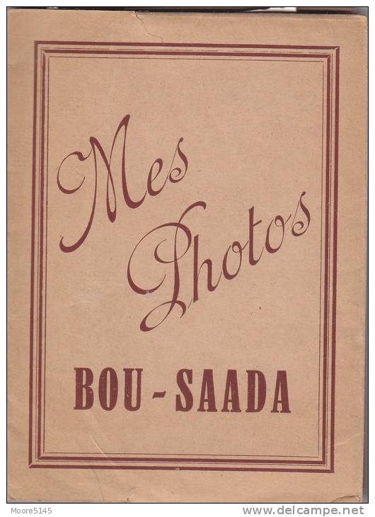 Bou-Saada Algeria Set 12 Photographs Photos in French Hotels Palm Trees People