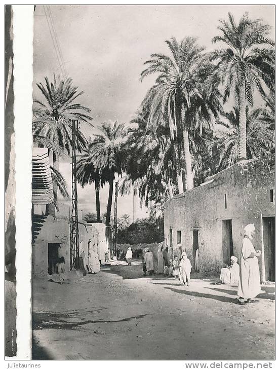 BOU SAADA ALGERIE CITE DU BONHEUR RUE SIDI BELCASEM CPSM BON ETAT