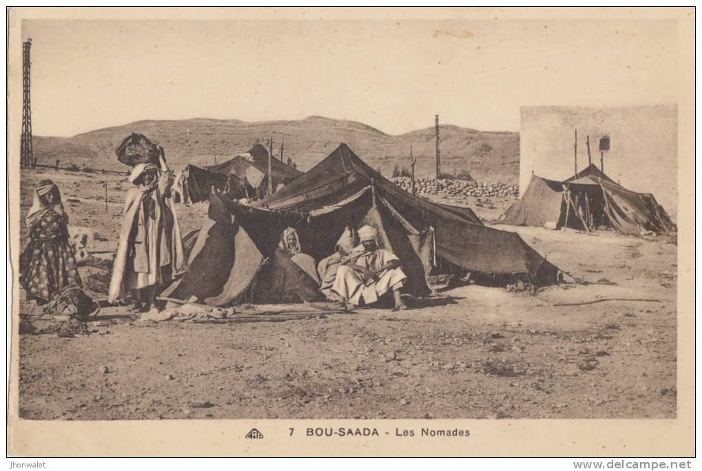 BOU-SAADA- LES NOMADES EN TENTES AFRIQUE UNUSED