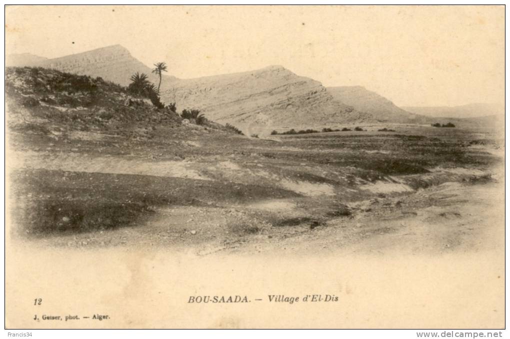 CPA - El Dia - Bou Saada - Le village