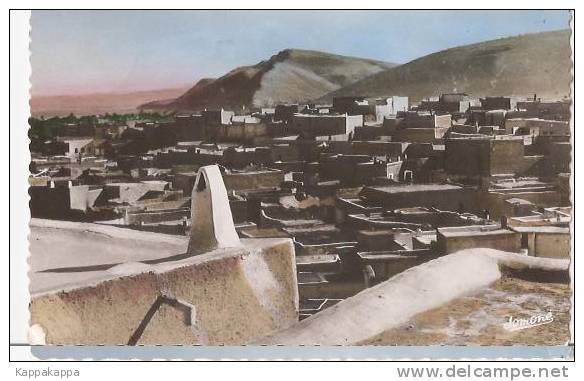 cpa Photo BOU-SAADA Algérie Cité du Bonheur La Ville Architecture