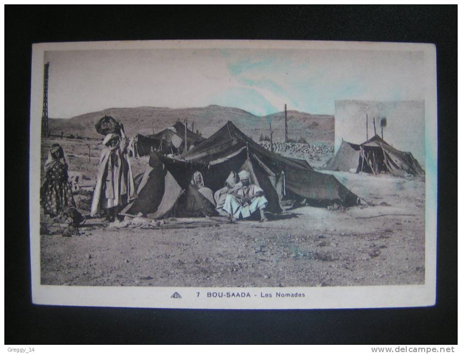 CP Carte postale Algérie Bou Saada Les Nomades animée (5)