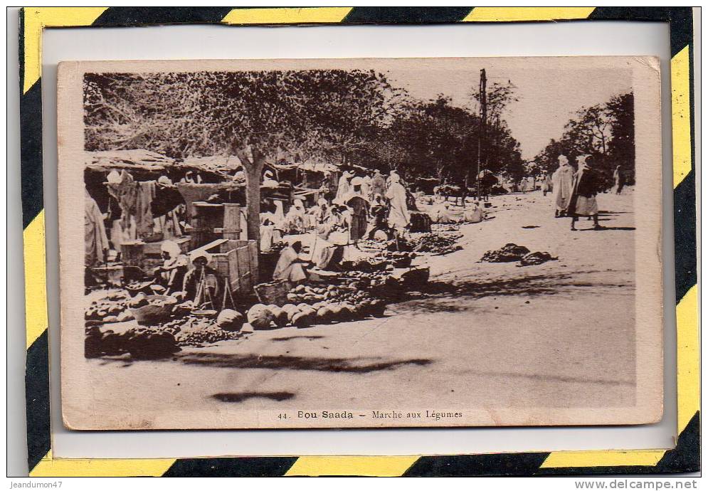 BOU-SAADA. - . MARCHE AUX LEGUMES