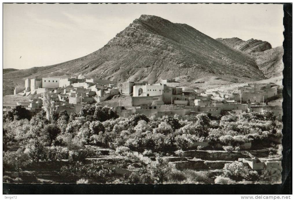 cpsm  27  BOU.SAADA (Algérie)  Cité du Bonheur  EL HAMEL.  Vue générale