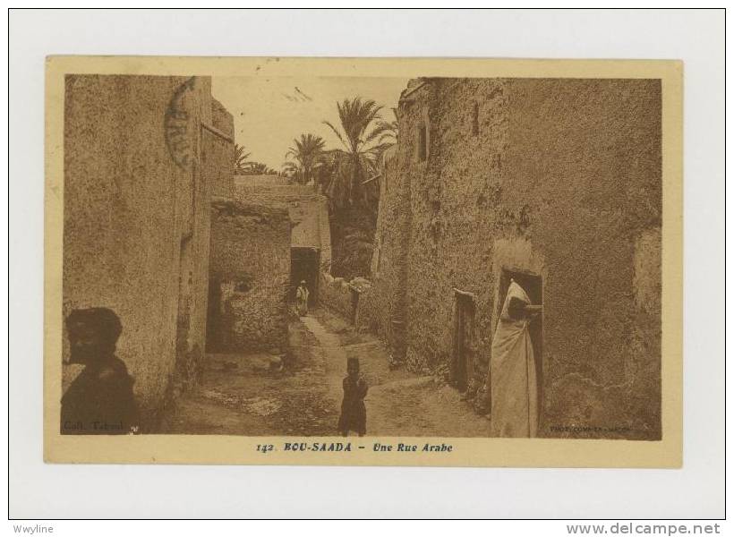 BOU-SAADA  Une rue Arabe, 1935 *f0894